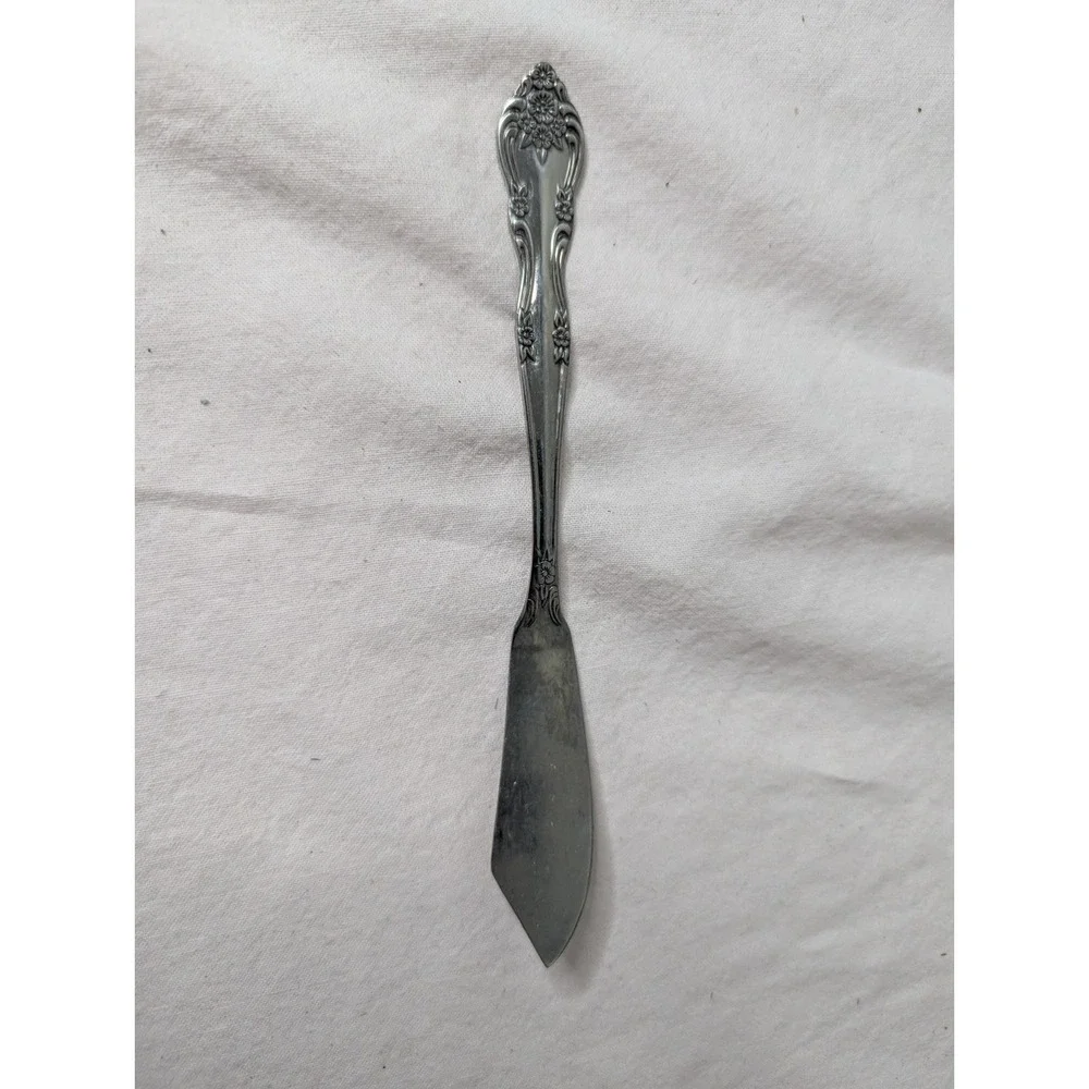vintage‎ Rogers Stainless Dream Rose master butter knife 6.5
